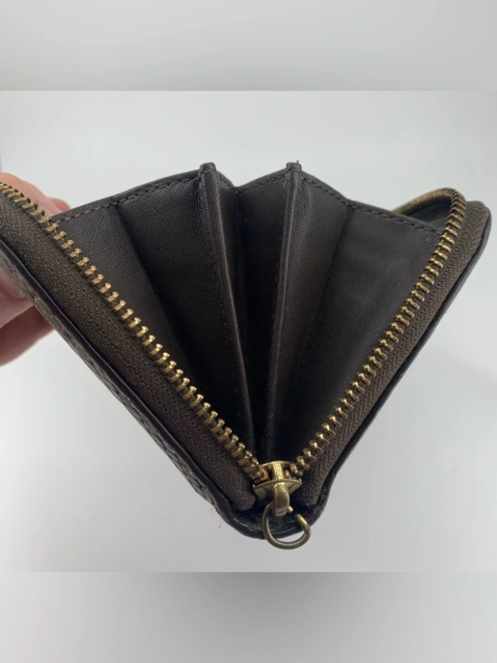 Coach Embossed Python/Snakeskin Leather Wallet